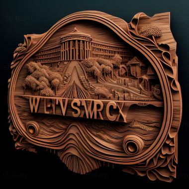 3D model Washingtonk District of Columbia (STL)